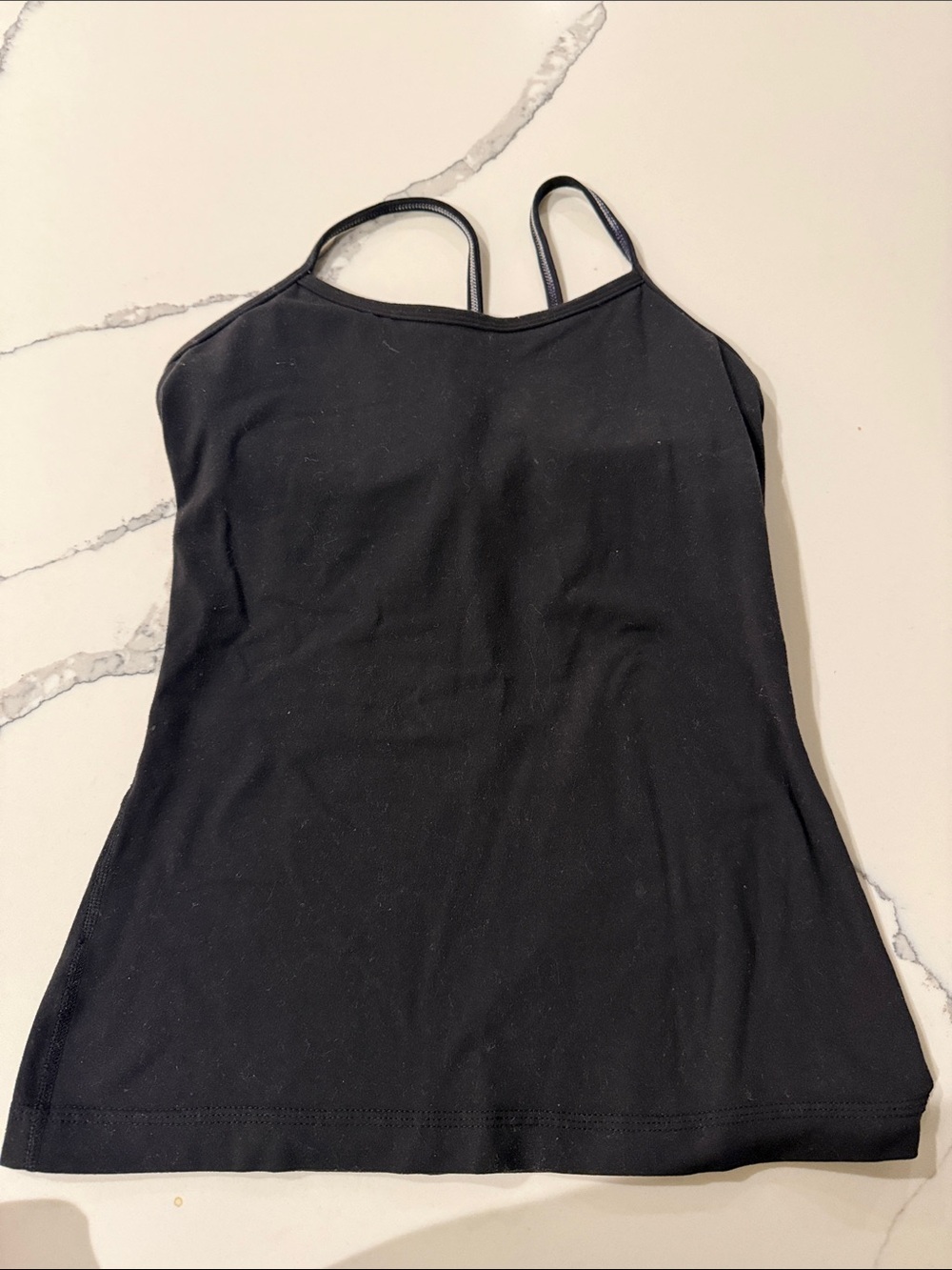 lululemon athletica Black Power Y Tank